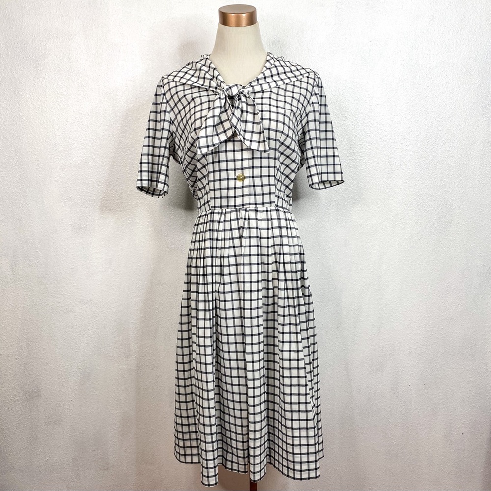 Vintage Gingham Dress